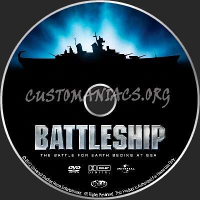 Battleship dvd label