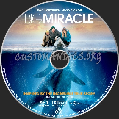 Big Miracle blu-ray label