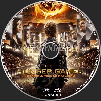 Hunger Games blu-ray label