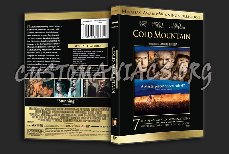 Cold Mountain dvd cover