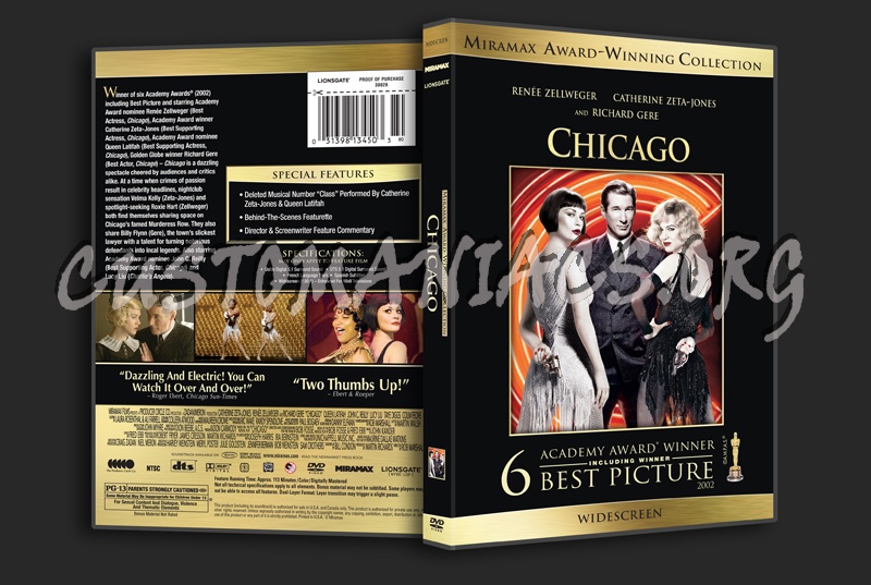 Chicago dvd cover