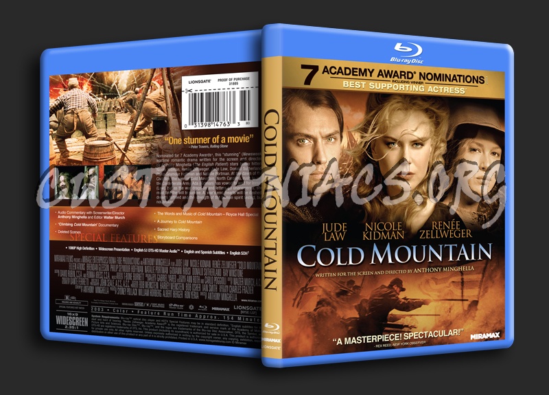 Cold Mountain blu-ray cover