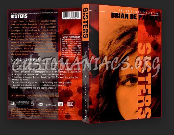 089 - Sisters dvd cover