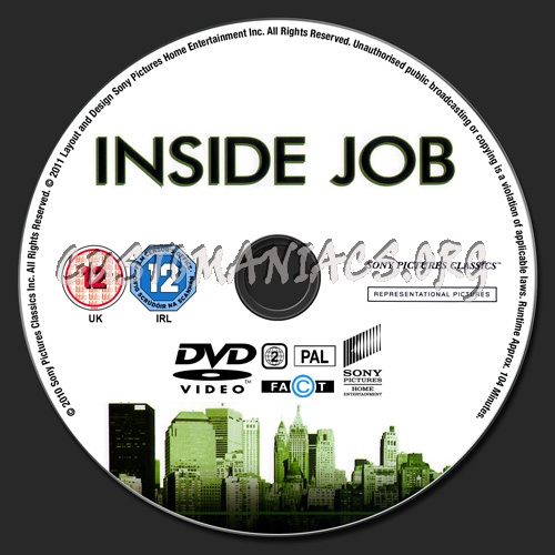 Inside Job dvd label