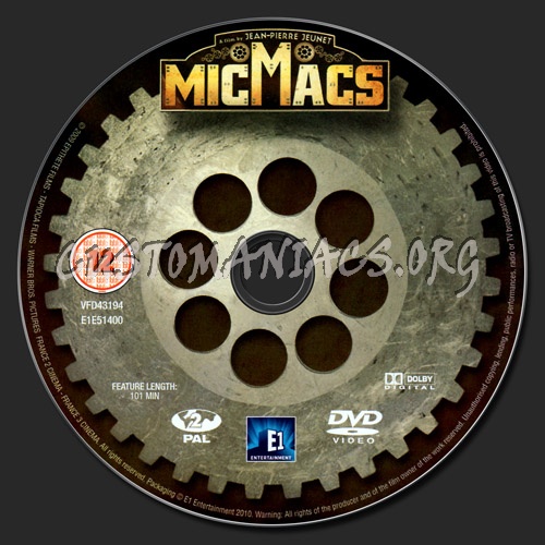 Micmacs dvd label