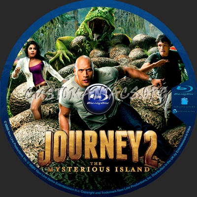 Journey 2- The Mysterious Island blu-ray label