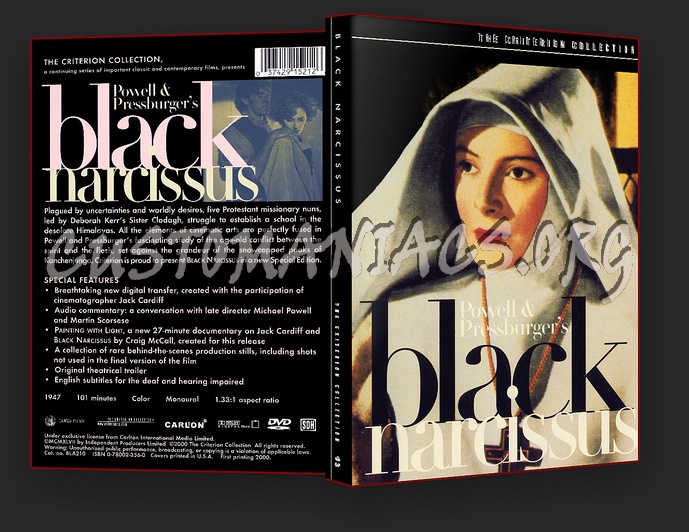 093 - Black Narcissus dvd cover