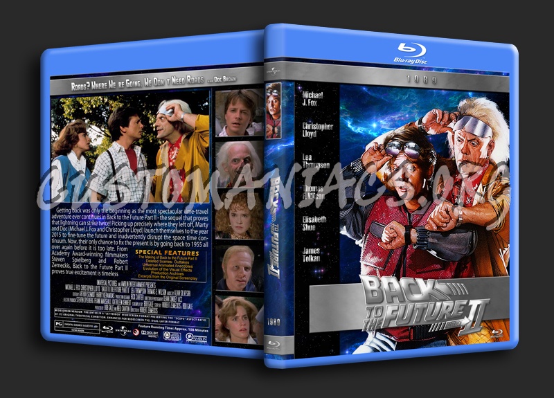 Back to the Future II blu-ray cover
