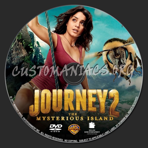 Journey 2: The Mysterious Island dvd label
