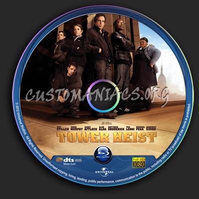 Tower Heist blu-ray label