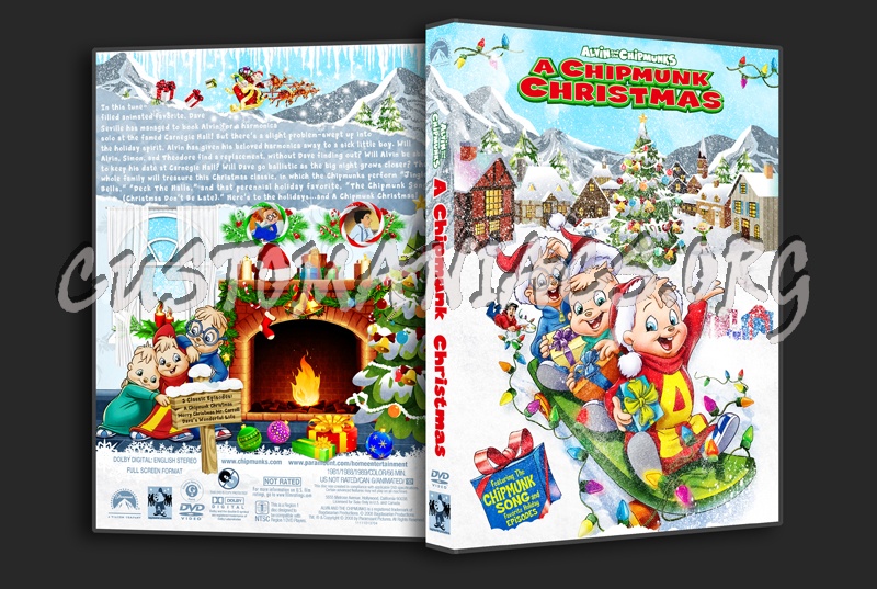 Alvin and the Chipmunks - A Chipmunk Christmas dvd cover