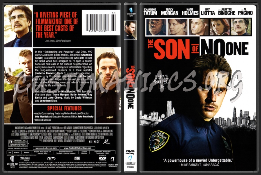 The Son Of No One dvd cover