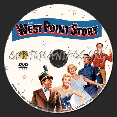The West Point Story dvd label