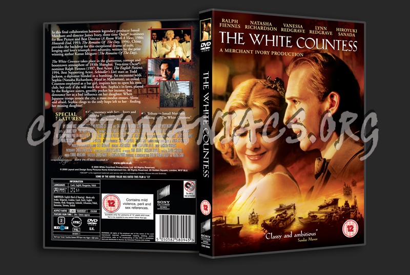 The White Countess dvd cover