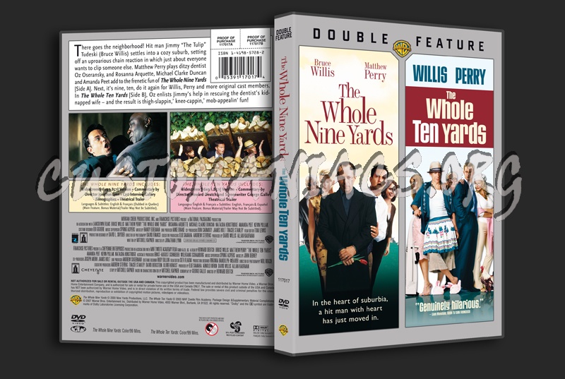 The Whole Nine Yards / The Whole Ten Yards dvd cover