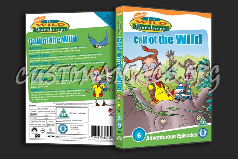 The Wild Thornberrys: Call of the Wild dvd cover