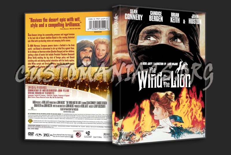 The Wind and the Lion dvd cover