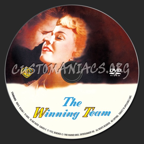 The Winning Team dvd label