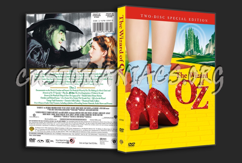 The Wizard of OZ dvd cover