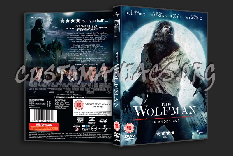 The Wolfman dvd cover