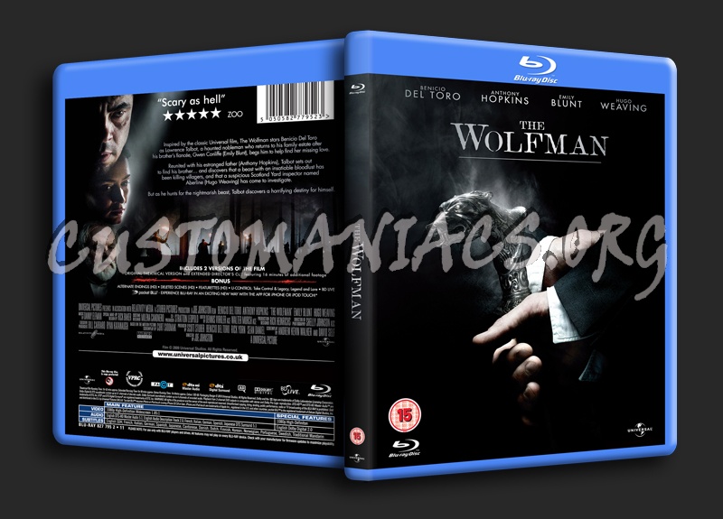 The Wolfman blu-ray cover