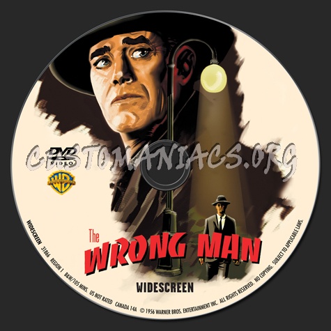 The Wrong Man dvd label