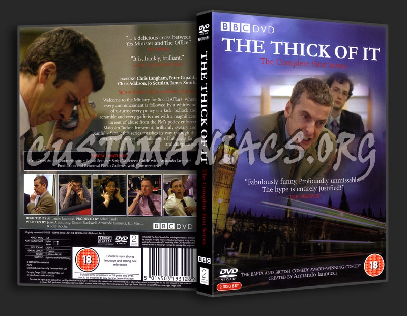 The Thick of It: Series 1 dvd cover