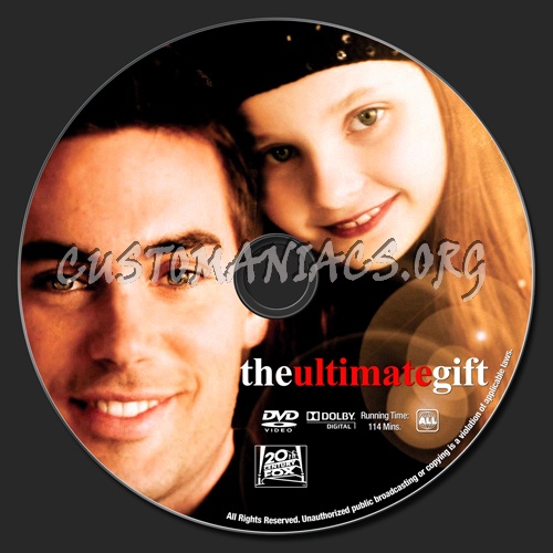 The Ultimate Gift dvd label