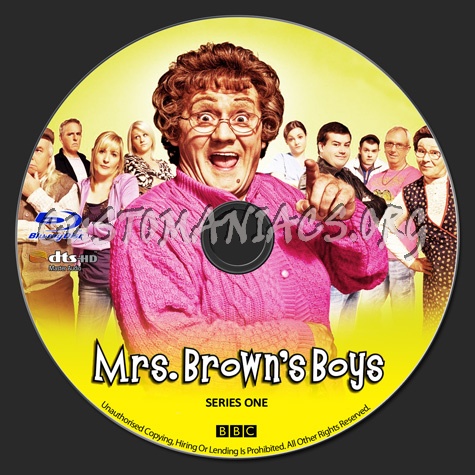 Mrs Brown's Boys - Series One blu-ray label