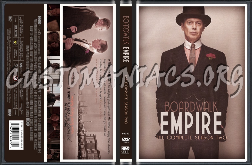 Boardwalk Empire Season 2 dvd cover