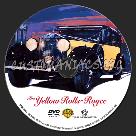 The Yellow Rolls-Royce dvd label