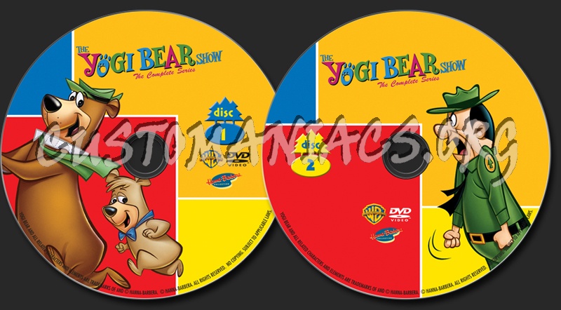 The Yogi Bear Show The Complete Series dvd label