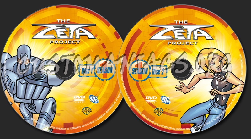 The Zeta Project Season 1 dvd label