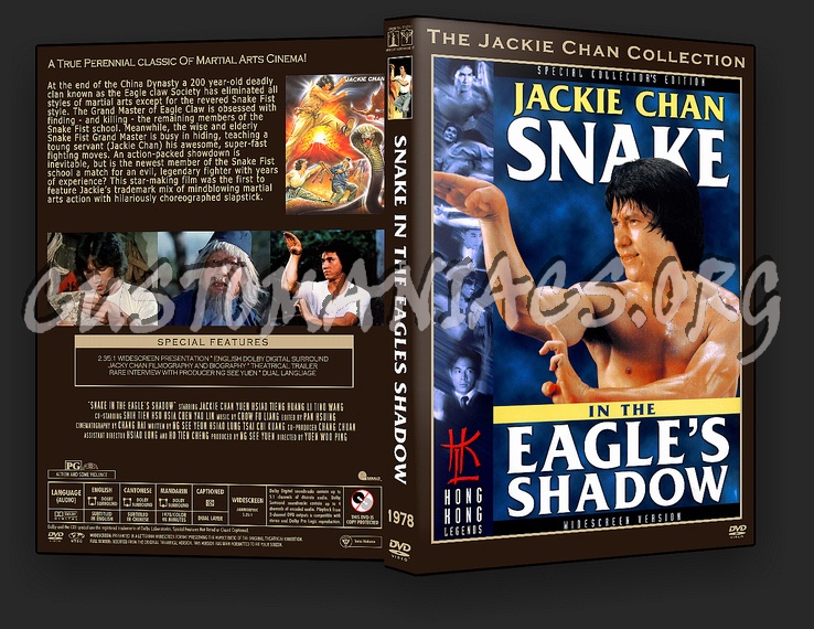 Snake In The Eagles Shadow dvd cover
