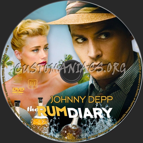 The Rum Diary dvd label