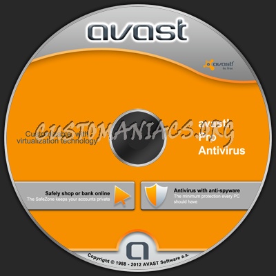 Avast Pro Antivirus dvd label