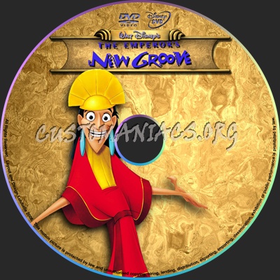 Emperor's New Groove dvd label