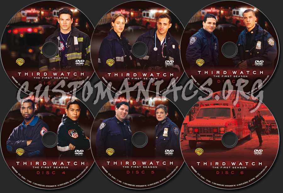 Third Watch Season 1 dvd label