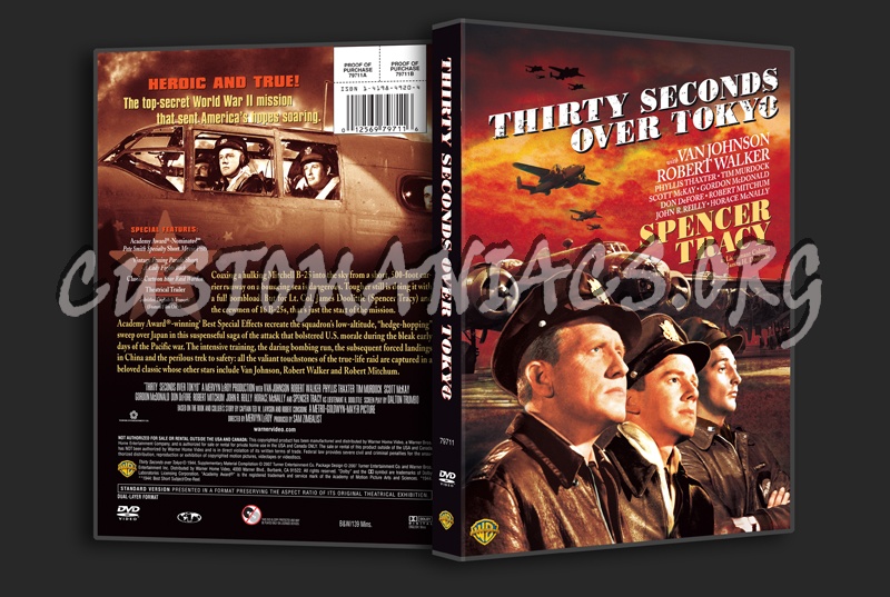 Thirty Seconds Over Tokyo dvd cover