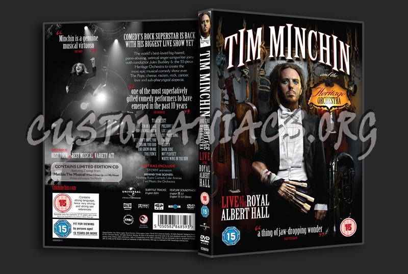 Tim Minchin Live at the Royal Albert Hall dvd cover