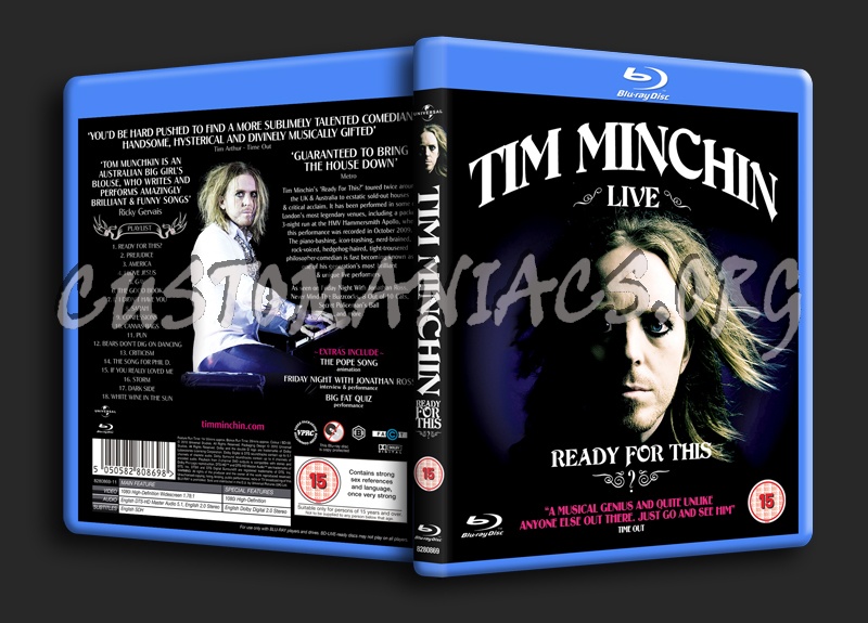 Tim Minchin Ready for This blu-ray cover