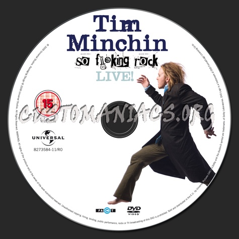 Tim Minchin So F** king Rock Live dvd label