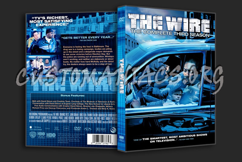 The Wire Season 3 dvd cover