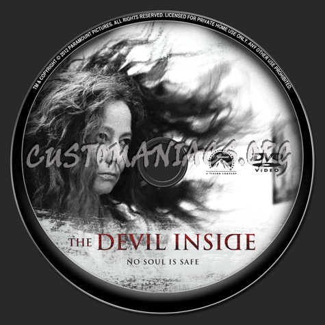 The Devil Inside dvd label