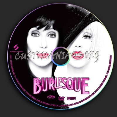 Burlesque dvd label