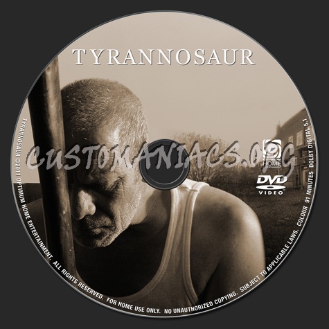 Tyrannosaur dvd label