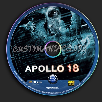 Apollo 18 blu-ray label