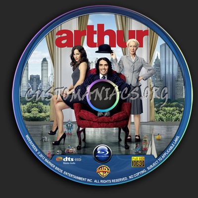 Arthur blu-ray label