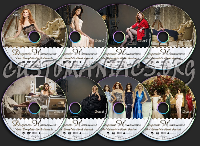 Desperate Housewives - Season 6 dvd label
