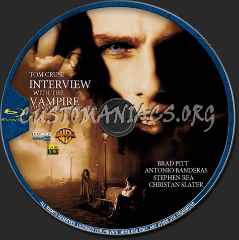 Interview With The Vampire blu-ray label